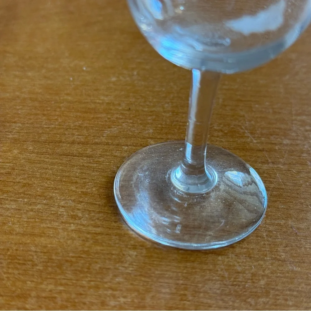 Vintage etched cordial shot‎ glass